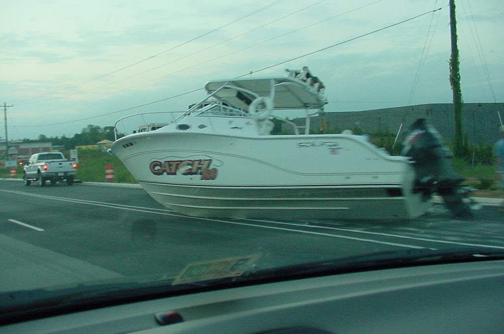 Boat on Road 13