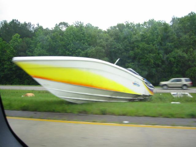 Boat on Road 9