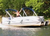 Billy and Amy's Manitou Tracker Pontoon