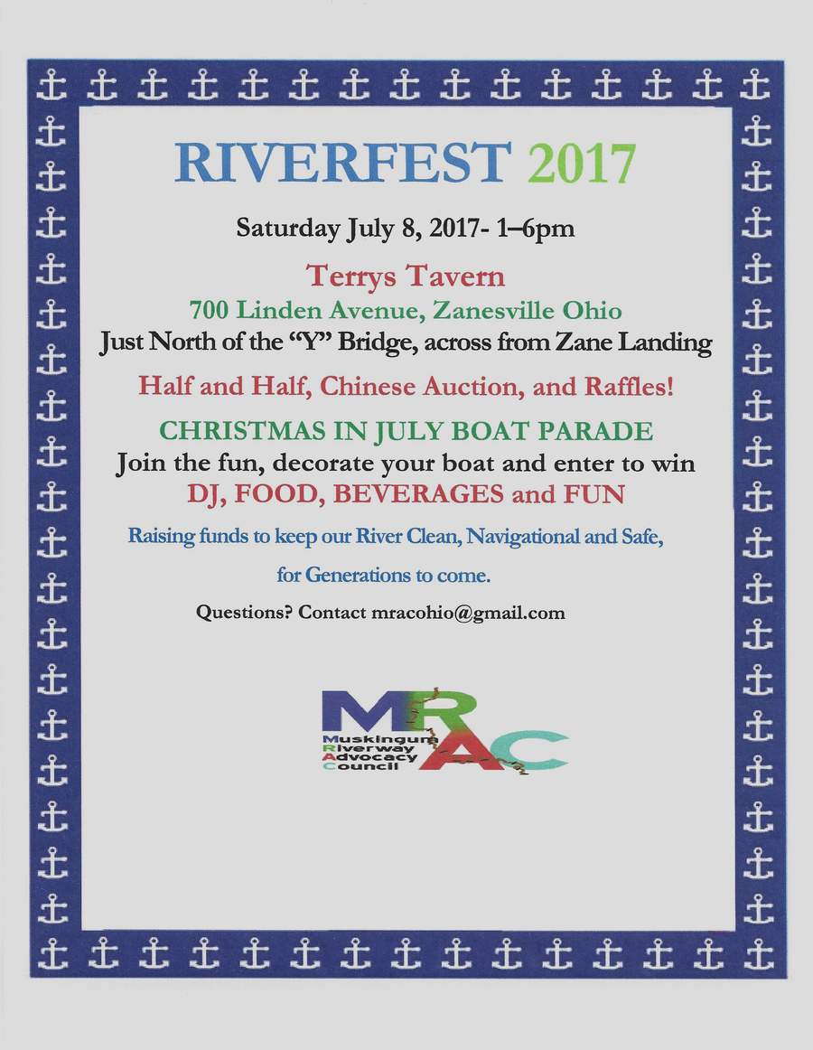 Muskingum Riverfest July 2017 Flier