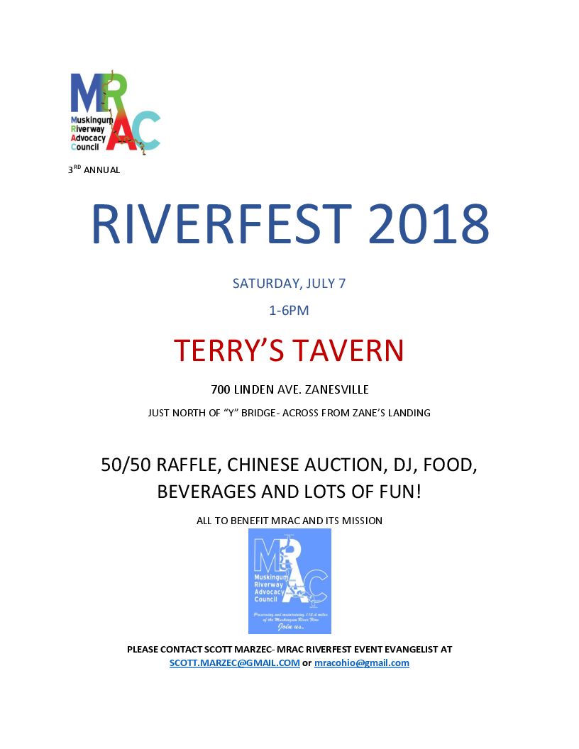 Muskingum Riverfest July 2018 Flier