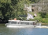 Casey and Jenn's Godfrey Pontoon