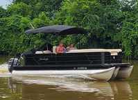 Rick and Charlotte Godfrey Pontoon